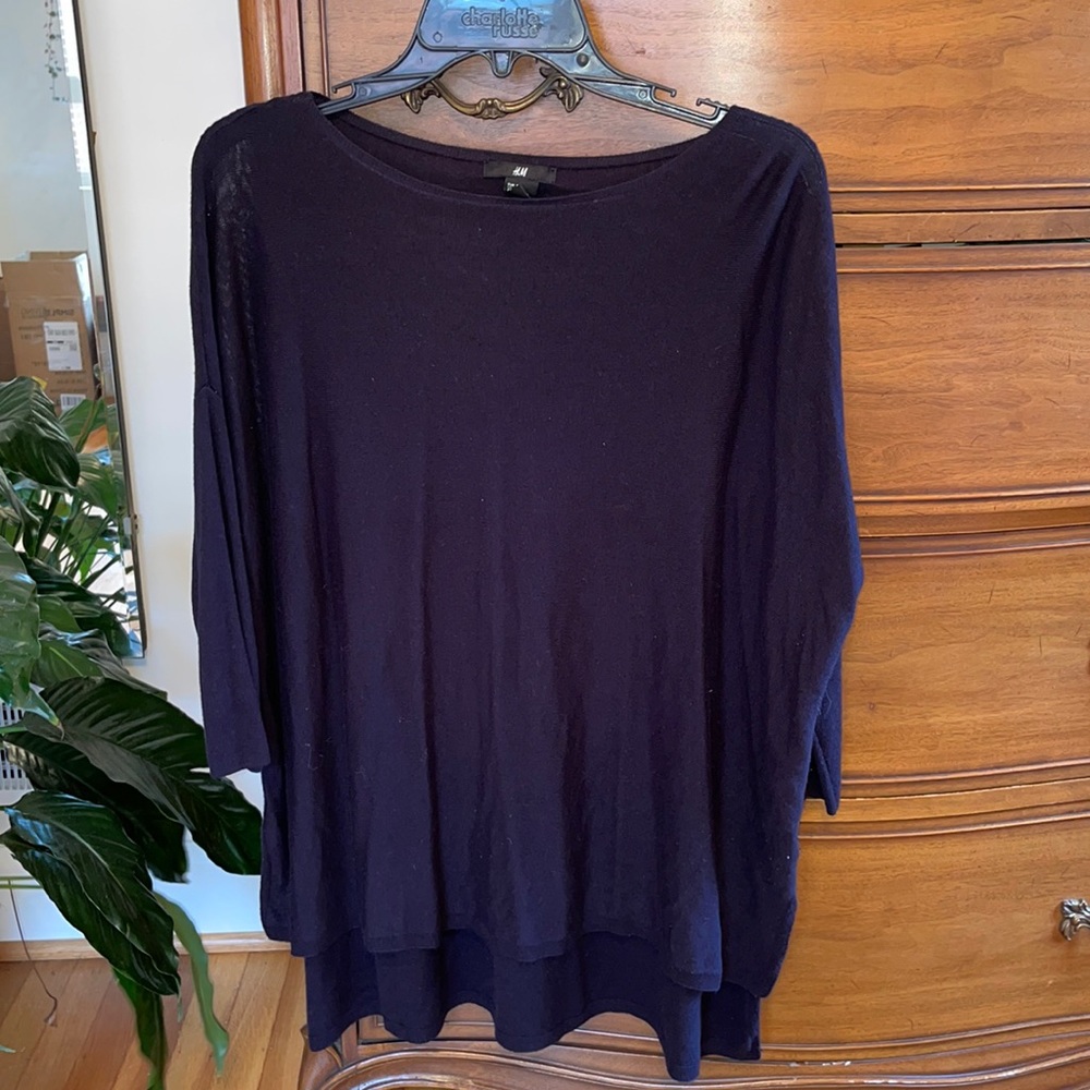 Navy H&M sweater